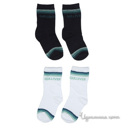 Носки Gulliver, цвет цвет белый / темно-синий