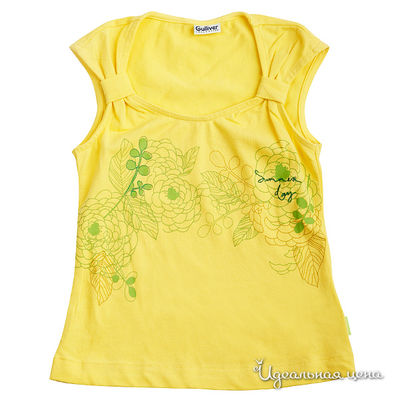 Футболка Gulliver, цвет цвет желтый