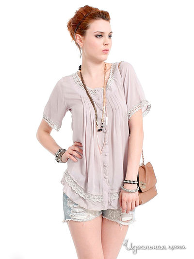 Блуза Sweet Miss, цвет цвет серый