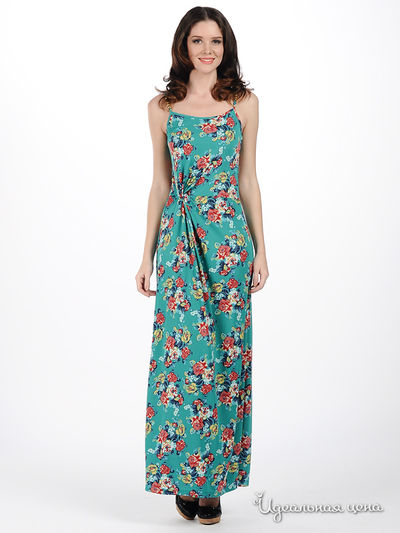 Платье Piamante, цвет цвет бирюзовый / мультиколор