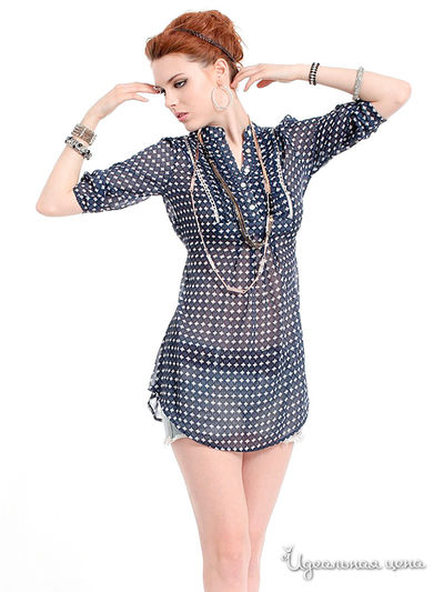 Туника Sweet Miss, цвет цвет темно-синий / белый