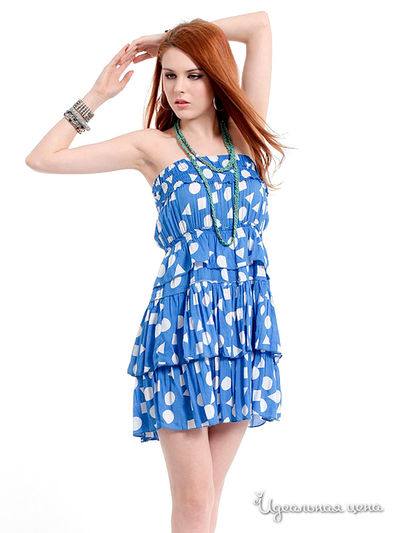 Сарафан Sweet Miss, цвет цвет синий / белый