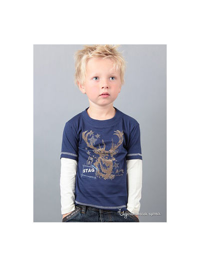 Лонгслив Adams, цвет цвет синий / белый