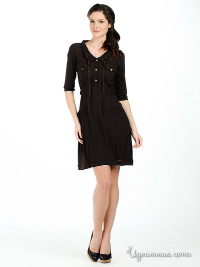 Платье Мультибренд, цвет цвет коричневый