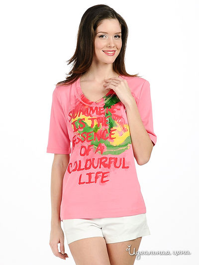 Футболка Angellik, цвет цвет розовый