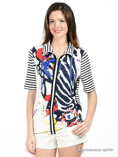 Футболка Angellik, цвет цвет синий / белый