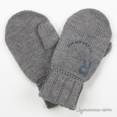 Варежки Benetton Bambini, цвет цвет серый