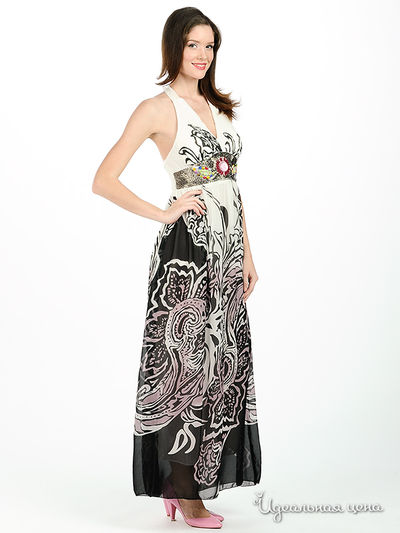 Платье Angellik женское, цвет черный / белый
