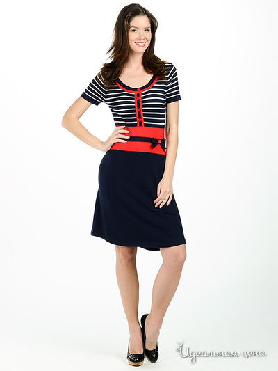 Платье Angellik, цвет цвет синий / красный / белый