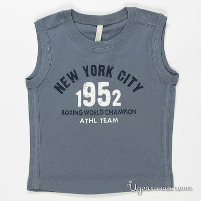 Майка Benetton Bambini, цвет цвет серый