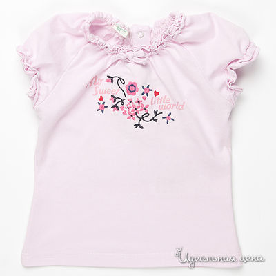Футболка Benetton Bambini, цвет цвет розовый