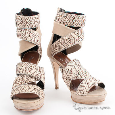 Босоножки Miss Sixty, цвет цвет бежевый