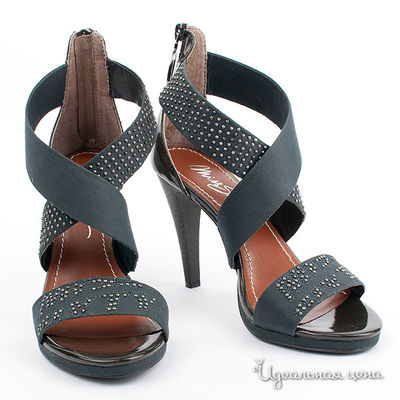 Босоножки Miss Sixty, цвет цвет антрацитовый