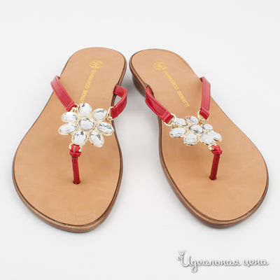 Сандалии Gianmarco Benatti, цвет цвет коралловый