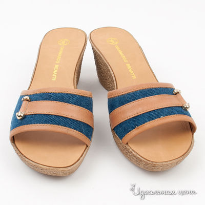 Босоножки Gianmarco Benatti, цвет цвет рыжий /синий