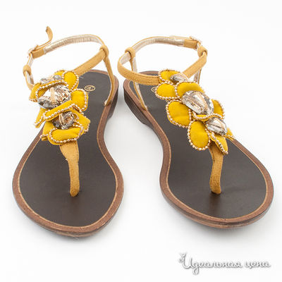 Сандалии Gianmarco Benatti, цвет цвет желтый