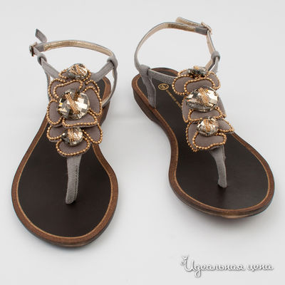 Сандалии Gianmarco Benatti, цвет цвет светло-серый