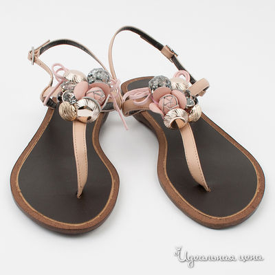 Сандалии Gianmarco Benatti, цвет цвет светло-бежевый