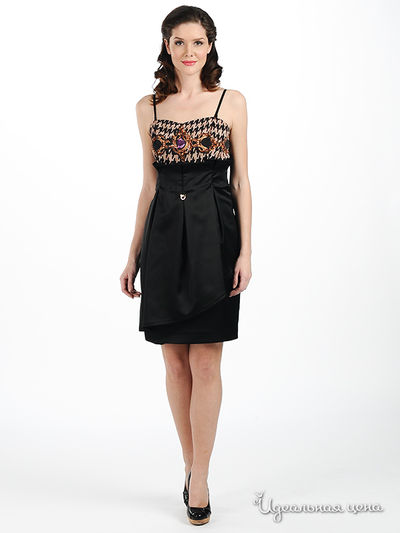 Платье Мультибренд, цвет цвет черный