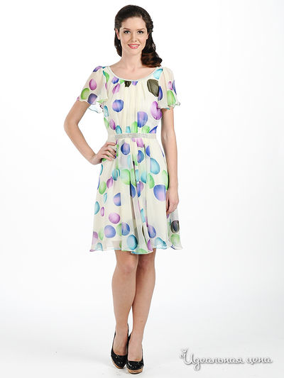 Платье Мультибренд, цвет цвет молочный