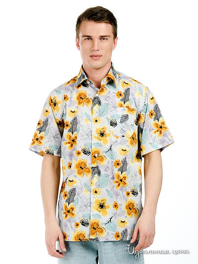 Рубашка Pezzo, цвет цвет белый / желтый