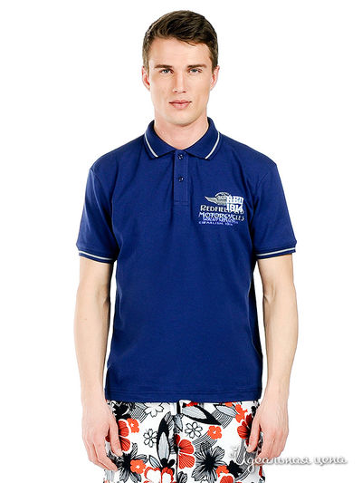 Футболка-поло Pezzo, цвет цвет синий
