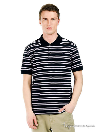 Футболка-поло Pezzo, цвет цвет черный / розовый