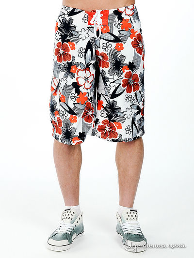 Шорты Pezzo, цвет цвет белый / серый / оранжевый