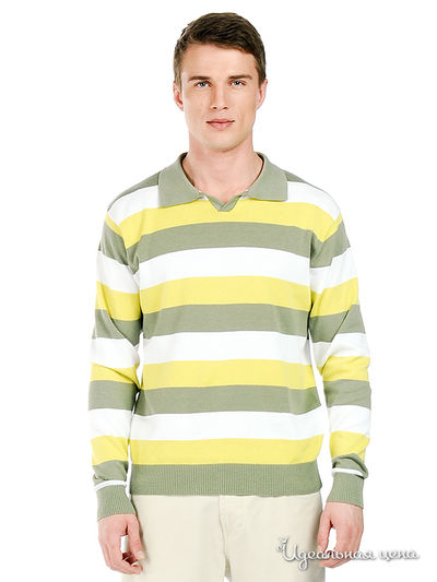 Джемпер Pezzo, цвет цвет серый / желтый / белый