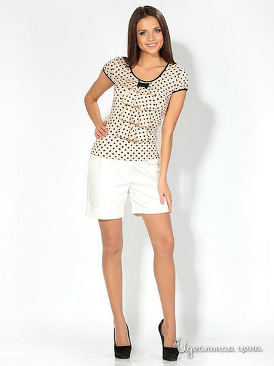 Футболка Remix, цвет цвет бежевый / черный