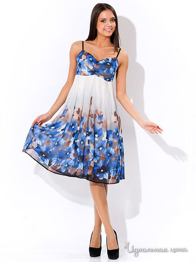 Сарафан Remix, цвет цвет синий / белый