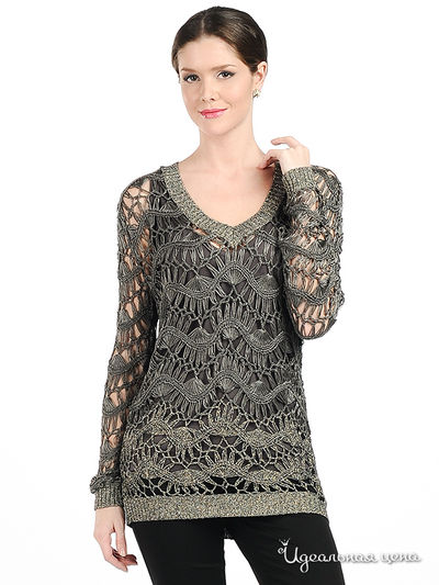 Пуловер Мультибренд, цвет цвет серый