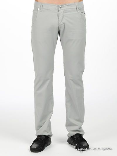 Брюки Мультибренд, цвет цвет светло-серый