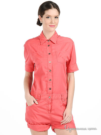 Комбинезон Мультибренд, цвет цвет коралловый