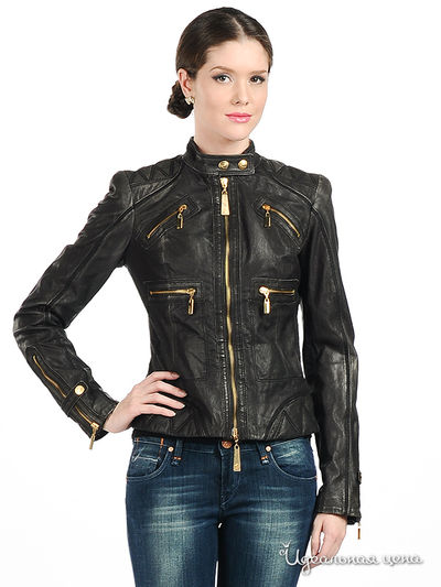 Куртка Мультибренд, цвет цвет черно-серый