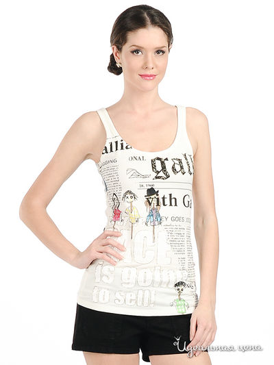 Майка Мультибренд, цвет цвет молочный