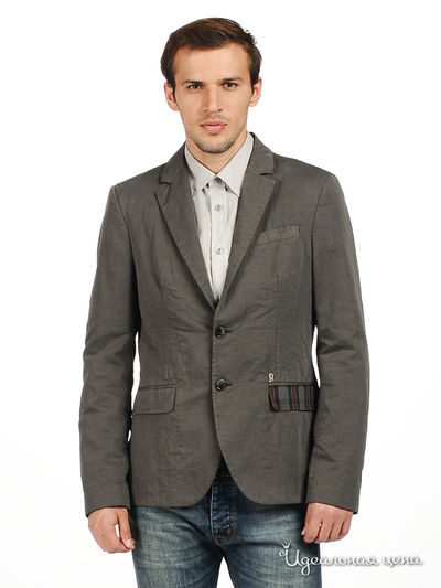 Пиджак Мультибренд, цвет цвет серо-коричневый