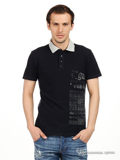 Поло Мультибренд, цвет цвет темно-синий