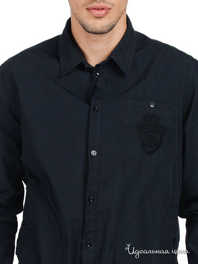 Рубашка Мультибренд мужская, цвет темно-синий