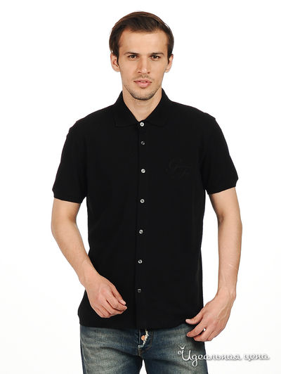 Рубашка-поло Мультибренд, цвет цвет черный