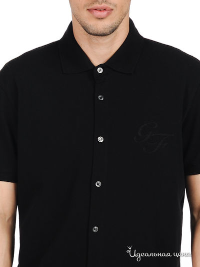 Рубашка-поло Мультибренд мужская, цвет черный