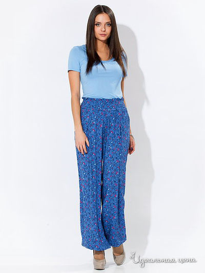 Брюки Remix, цвет цвет синий / сиреневый