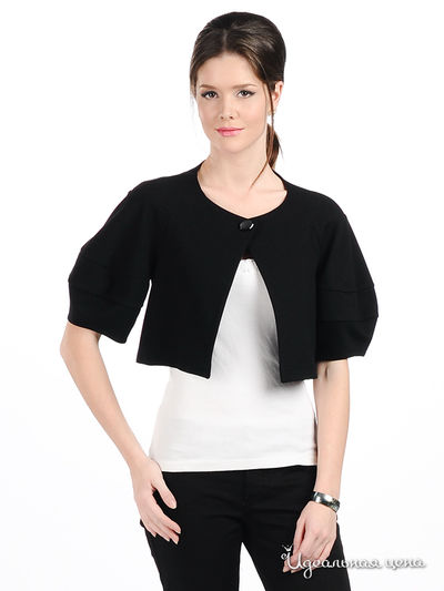 Жакет-болеро Майская роза, цвет цвет черный