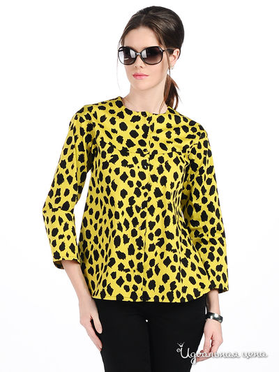 Жакет Майская роза, цвет цвет желтый / черный