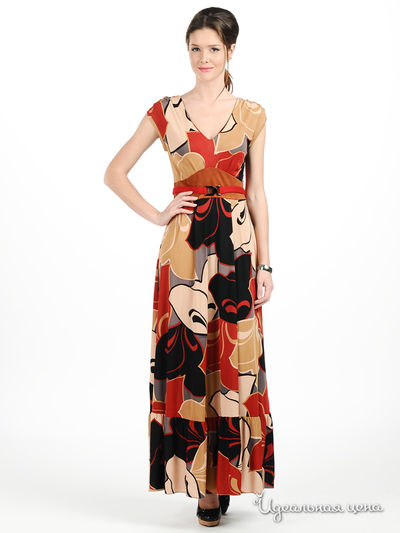 Платье Майская роза, цвет цвет мультиколор