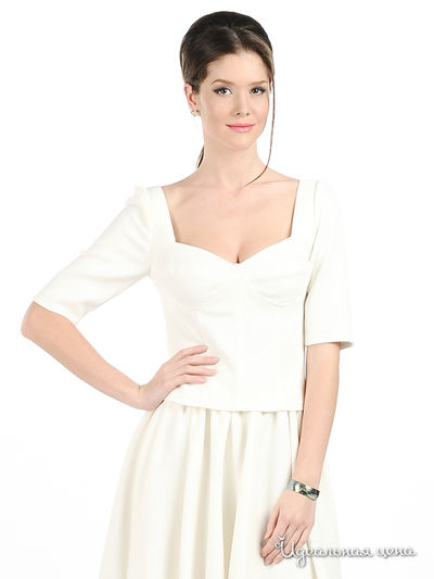 Топ Майская роза, цвет цвет молочный