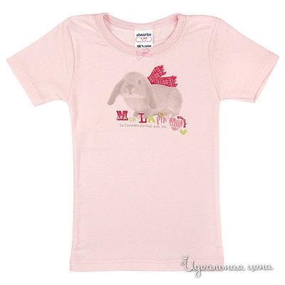 Футболка Absorba, цвет цвет розовый