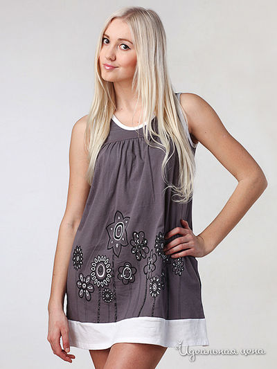 Платье Modno, цвет цвет графитовый