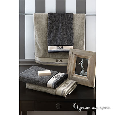 Полотенце Togas, цвет цвет черный / бежевый