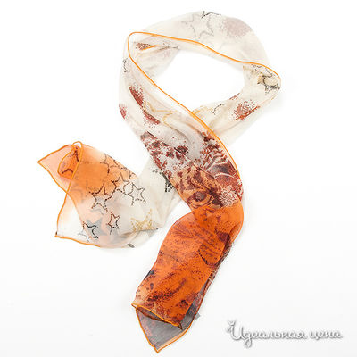 Шарф Krizia, цвет цвет оранжевый